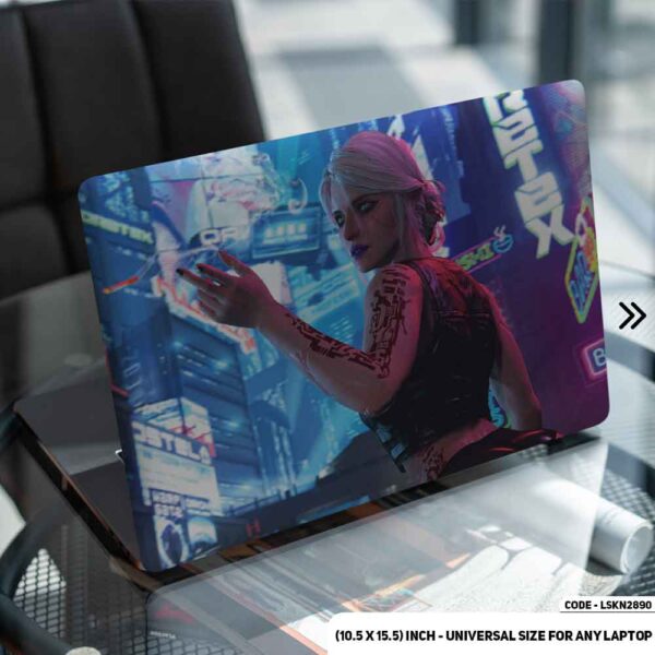 Digital Digital Character Art Illustration Matte Finished Removable Waterproof Laptop Sticker & Laptop Skin (Including FREE Accessories) - LSKN2890 - DDecorator