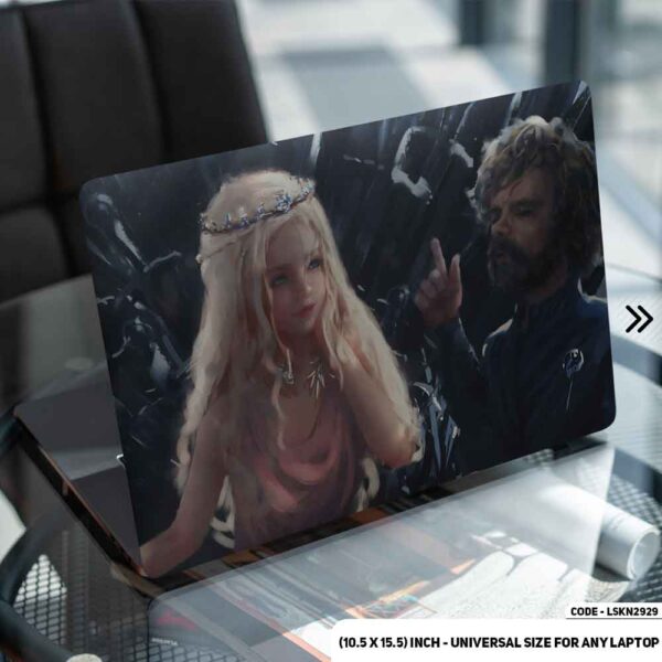 GOT Digital Fantacy Art Illustration Matte Finished Removable Waterproof Laptop Sticker & Laptop Skin (Including FREE Accessories) - LSKN2929 - DDecorator