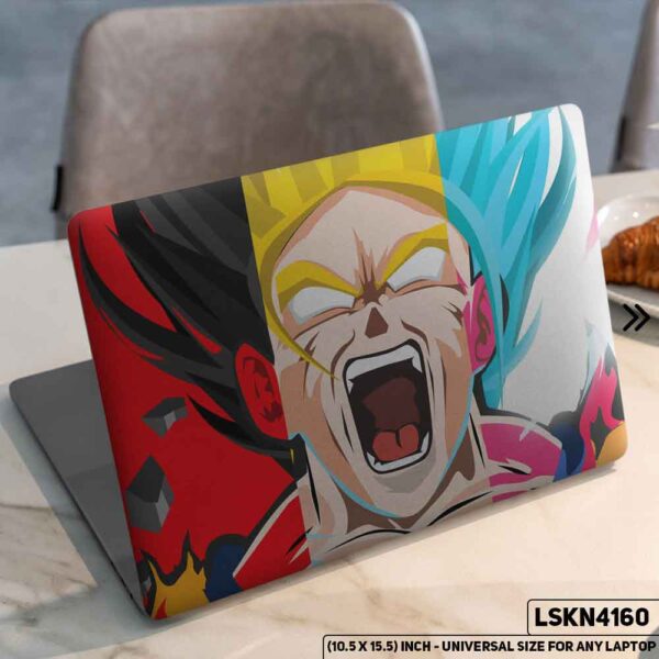 Dragon Ball Z Z Warriors Goku Matte Finished Removable Waterproof Laptop Sticker & Laptop Skin (Including FREE Accessories) - LSKN4160 - DDecorator