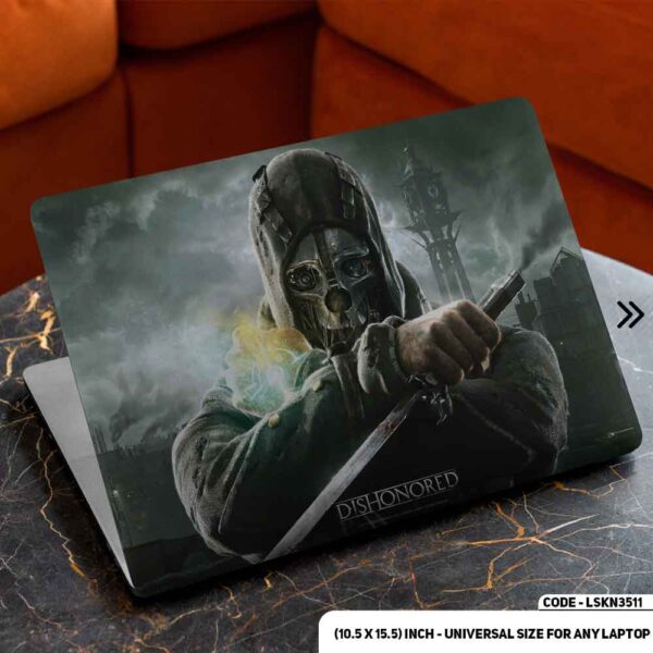 Digital Character Illustration Matte Finished Removable Waterproof Laptop Sticker & Laptop Skin (Including FREE Accessories) - LSKN3511 - DDecorator