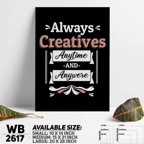 DDecorator Creative- Motivational Wall Decoration And Home Decoration PVC Wall Board And Wall Canvas - WB2617