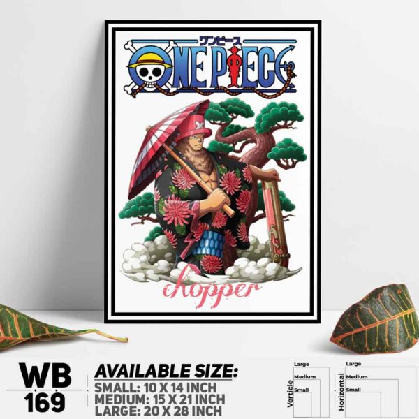DDecorator One Piece Anime Manga series Wall Decoration And Home Decoration PVC Wall Board And Wall Canvas - WB169