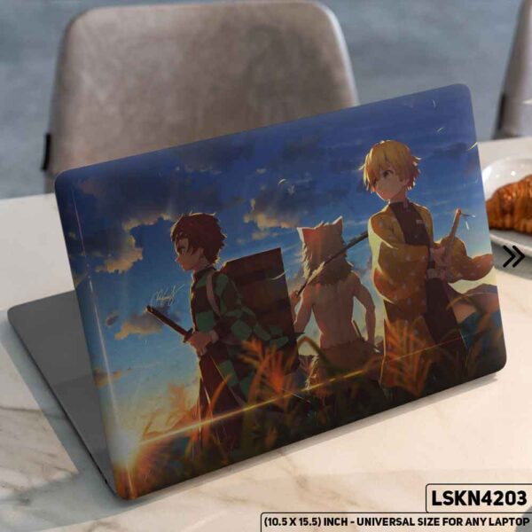 Anime Character Digital Art Matte Finished Removable Waterproof Laptop Sticker & Laptop Skin (Including FREE Accessories) - LSKN4203 - DDecorator