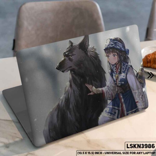 Fantacy Art Digital Illustration Matte Finished Removable Waterproof Laptop Sticker & Laptop Skin (Including FREE Accessories) - LSKN3986 - DDecorator