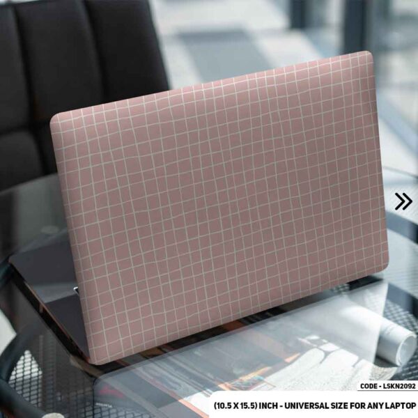 Seamless Geomatric Pattern Matte Finished Removable Waterproof Laptop Sticker & Laptop Skin (Including FREE Accessories) - LSKN2092 - DDecorator