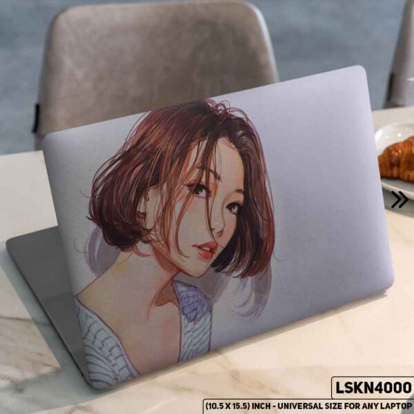 Fantacy Art Digital Illustration Matte Finished Removable Waterproof Laptop Sticker & Laptop Skin (Including FREE Accessories) - LSKN4000 - DDecorator