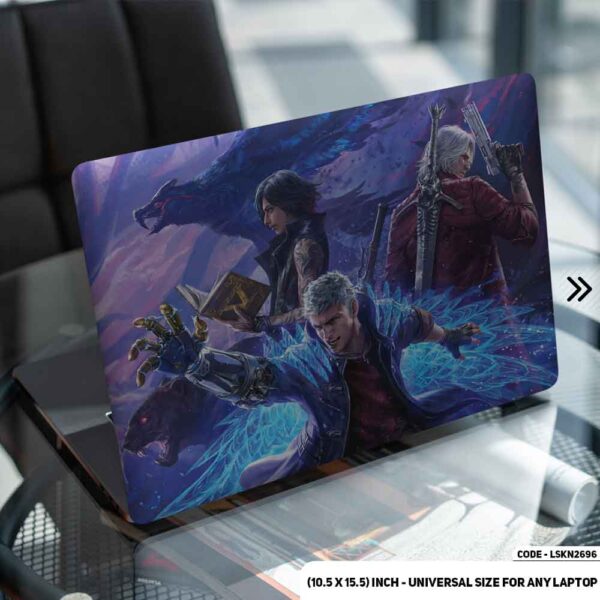 Fictional Character Matte Finished Removable Waterproof Laptop Sticker & Laptop Skin (Including FREE Accessories) - LSKN2696 - DDecorator