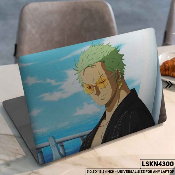 One Piece Manga Series Monkey D. Luffy Straw Hat  Matte Finished Removable Waterproof Laptop Sticker & Laptop Skin (Including FREE Accessories) - LSKN4300 - DDecorator