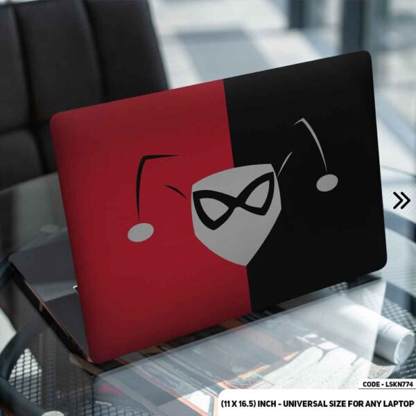 JOKER Matte Finished Removable Waterproof Laptop Sticker & Laptop Skin (Including FREE Accessories) - LSKN774 - DDecorator