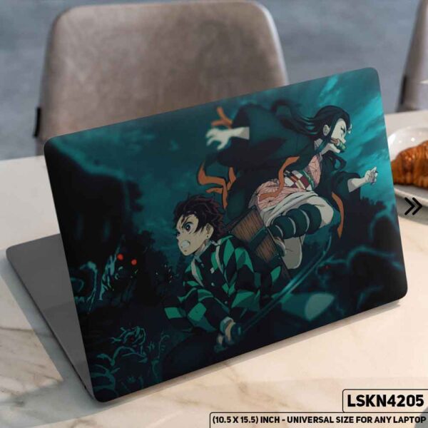Anime Character Digital Art Matte Finished Removable Waterproof Laptop Sticker & Laptop Skin (Including FREE Accessories) - LSKN4205 - DDecorator