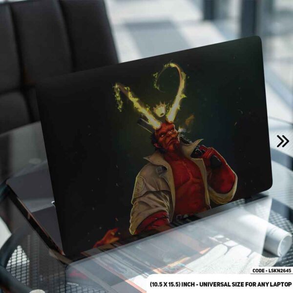 Fantasy Fighting Beast Illustration Matte Finished Removable Waterproof Laptop Sticker & Laptop Skin (Including FREE Accessories) - LSKN2645 - DDecorator