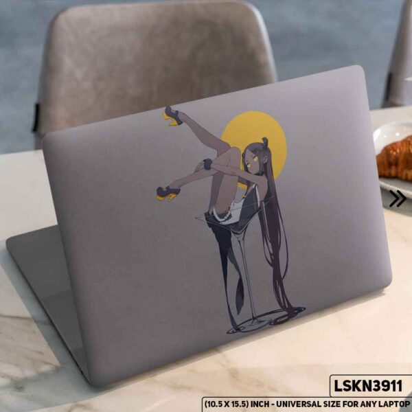 Fantacy Art Digital Illustration Matte Finished Removable Waterproof Laptop Sticker & Laptop Skin (Including FREE Accessories) - LSKN3911 - DDecorator