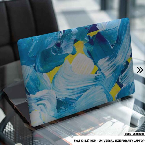 Hand Painting Ink Design Matte Finished Removable Waterproof Laptop Sticker & Laptop Skin (Including FREE Accessories) - LSKN2501 - DDecorator