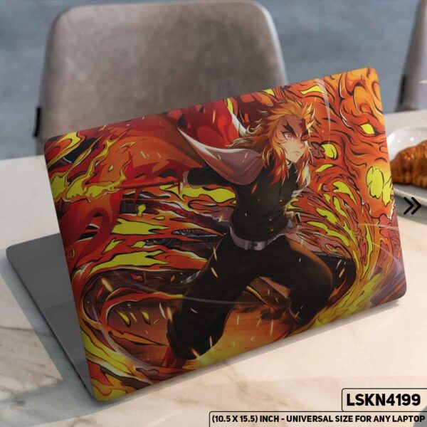 Anime Character Digital Art Matte Finished Removable Waterproof Laptop Sticker & Laptop Skin (Including FREE Accessories) - LSKN4199 - DDecorator