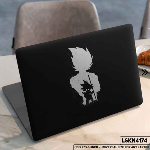 Dragon Ball Z Z Warriors Goku Matte Finished Removable Waterproof Laptop Sticker & Laptop Skin (Including FREE Accessories) - LSKN4174 - DDecorator