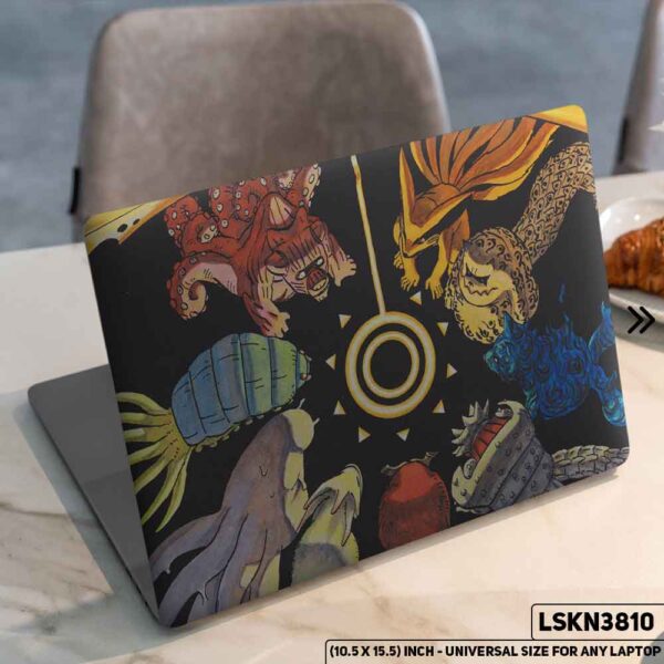 NARUTO Anime Character Illustration Matte Finished Removable Waterproof Laptop Sticker & Laptop Skin (Including FREE Accessories) - LSKN3810 - DDecorator
