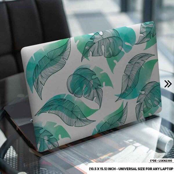 Flower Pattern Floral Design Matte Finished Removable Waterproof Laptop Sticker & Laptop Skin (Including FREE Accessories) - LSKN2395 - DDecorator