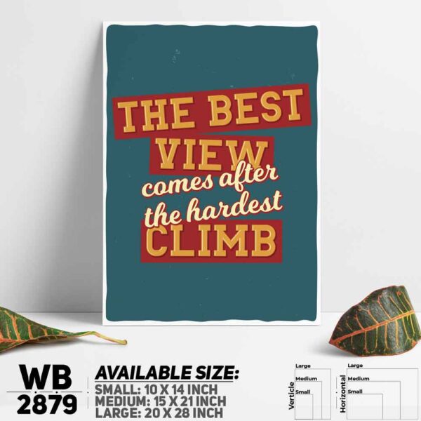 DDecorator Best View Travel - Motivational Wall Decoration And Home Decoration PVC Wall Board And Wall Canvas - WB2879