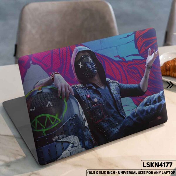 Digital Character Illustration Matte Finished Removable Waterproof Laptop Sticker & Laptop Skin (Including FREE Accessories) - LSKN4177 - DDecorator