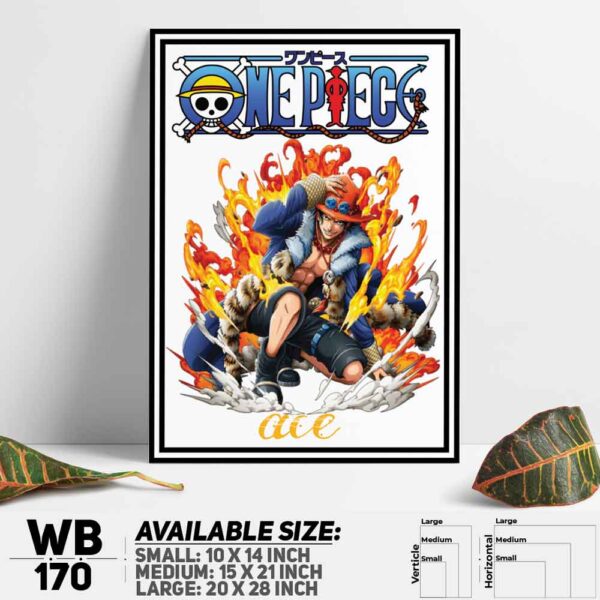 DDecorator One Piece Anime Manga series Wall Decoration And Home Decoration PVC Wall Board And Wall Canvas - WB170