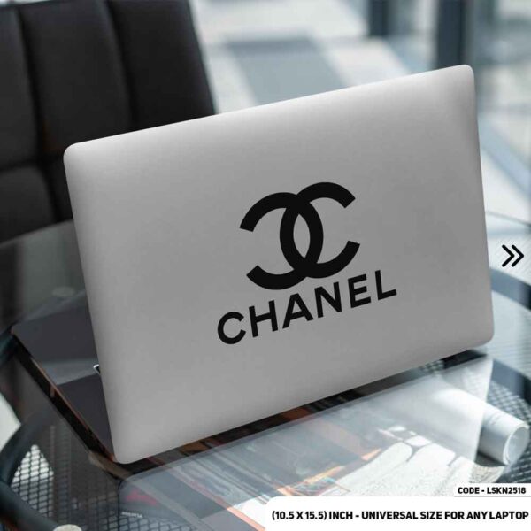 Luxury Brand Iconic Pattern White Matte Finished Removable Waterproof Laptop Sticker & Laptop Skin (Including FREE Accessories) - LSKN2518 - DDecorator