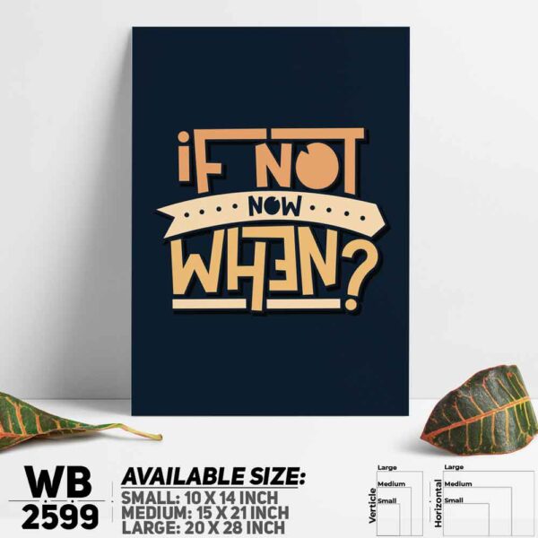 DDecorator Do It Now - Motivational Wall Decoration And Home Decoration PVC Wall Board And Wall Canvas - WB2599