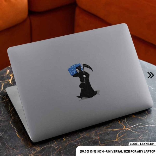 Digital Character Illustration Matte Finished Removable Waterproof Laptop Sticker & Laptop Skin (Including FREE Accessories) - LSKN3481 - DDecorator