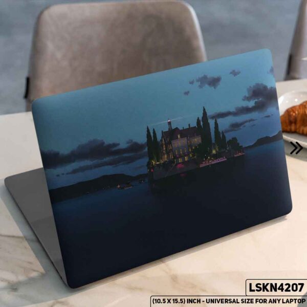 Horizon Art Digital Illustration Matte Finished Removable Waterproof Laptop Sticker & Laptop Skin (Including FREE Accessories) - LSKN4207 - DDecorator