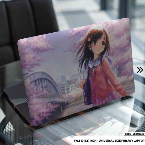 Digital Fantacy Anime Illustration Matte Finished Removable Waterproof Laptop Sticker & Laptop Skin (Including FREE Accessories) - LSKN2738 - DDecorator