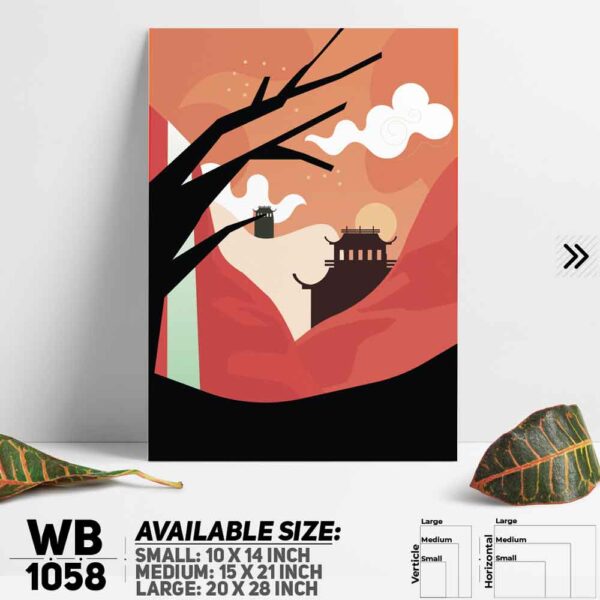 DDecorator Digital Painting Illustration Wall Decoration And Home Decoration PVC Wall Board And Wall Canvas - WB1058