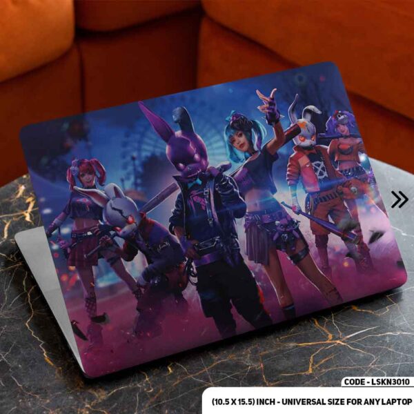 Digital Themed Matte Finished Removable Waterproof Laptop Sticker & Laptop Skin (Including FREE Accessories) - LSKN3010 - DDecorator