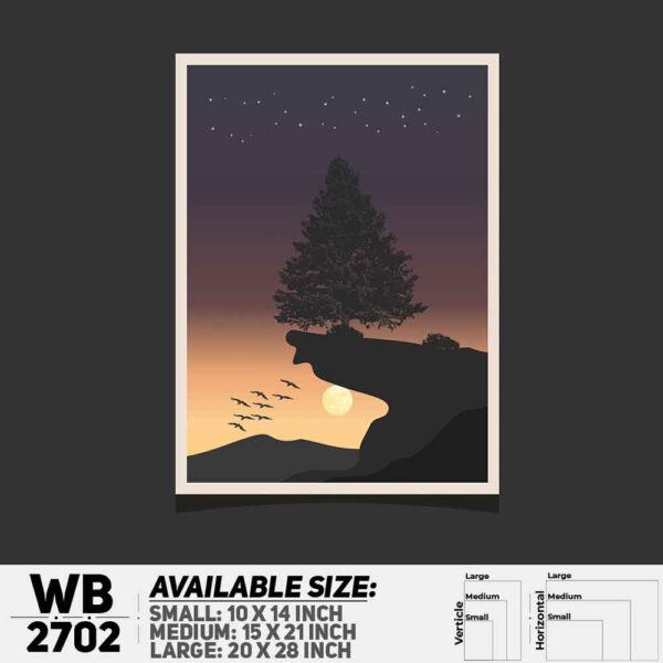 DDecorator Landscape Art Digital Illustration Wall Decoration And Home Decoration PVC Wall Board And Wall Canvas - WB2702