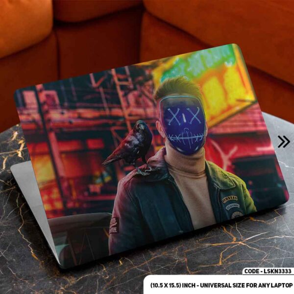 Digital Fantacy Anime Digital Art Illustration Matte Finished Removable Waterproof Laptop Sticker & Laptop Skin (Including FREE Accessories) - LSKN3333 - DDecorator