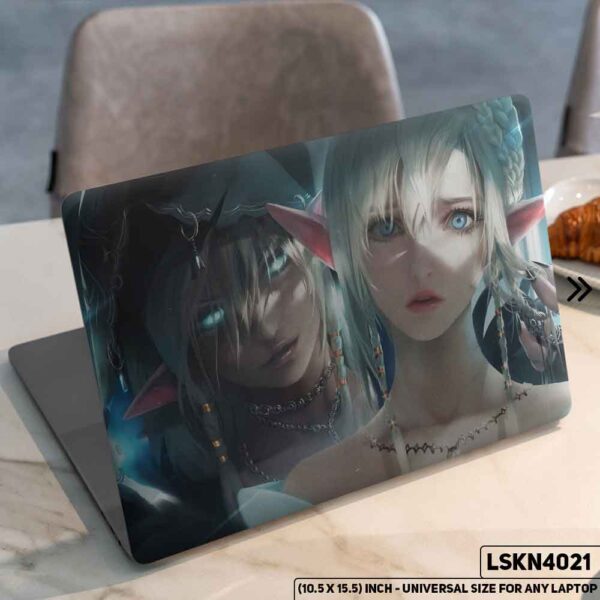 Fantacy Art Digital Illustration Matte Finished Removable Waterproof Laptop Sticker & Laptop Skin (Including FREE Accessories) - LSKN4021 - DDecorator