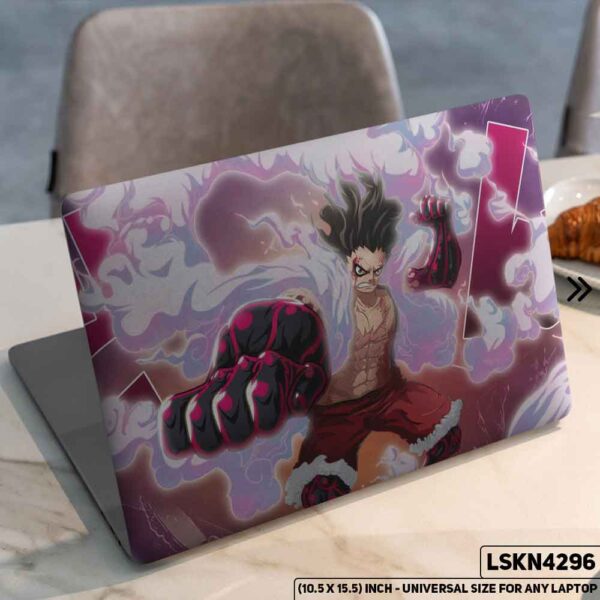 One Piece Manga Series Monkey D. Luffy Straw Hat  Matte Finished Removable Waterproof Laptop Sticker & Laptop Skin (Including FREE Accessories) - LSKN4296 - DDecorator