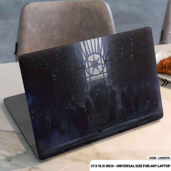 Iconic Place at Game of Thrones Matte Finished Removable Waterproof Laptop Sticker & Laptop Skin (Including FREE Accessories) - LSKN576 - DDecorator