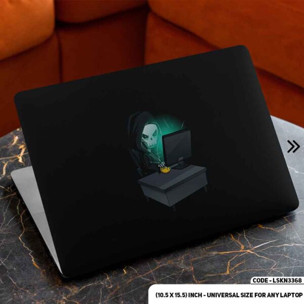Digital Fantacy Scary Digital Art Illustration Matte Finished Removable Waterproof Laptop Sticker & Laptop Skin (Including FREE Accessories) - LSKN3368 - DDecorator