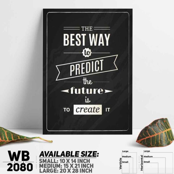 DDecorator Future - Motivational Wall Decoration And Home Decoration PVC Wall Board And Wall Canvas - WB2080