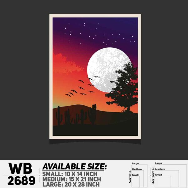 DDecorator Landscape Art Digital Illustration Wall Decoration And Home Decoration PVC Wall Board And Wall Canvas - WB2689