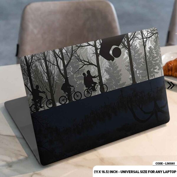 Stranger Things Matte Finished Removable Waterproof Laptop Sticker & Laptop Skin (Including FREE Accessories) - LSKN661 - DDecorator