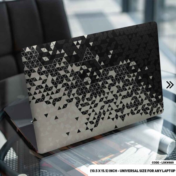 Geometric Shape Seamless Pattern Matte Finished Removable Waterproof Laptop Sticker & Laptop Skin (Including FREE Accessories) - LSKN989 - DDecorator