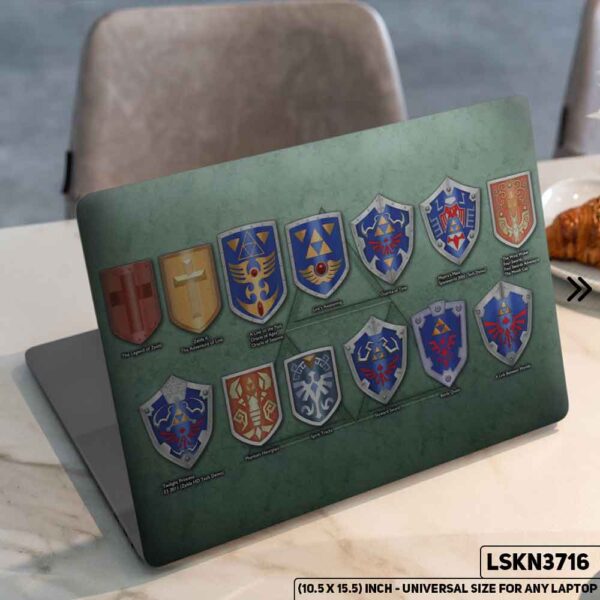 Harry Potter Flags Matte Finished Removable Waterproof Laptop Sticker & Laptop Skin (Including FREE Accessories) - LSKN3716 - DDecorator