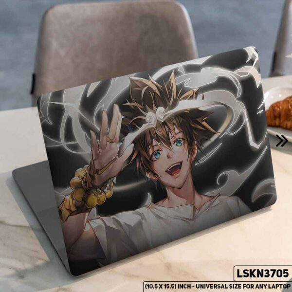 Anime Character Illustration Matte Finished Removable Waterproof Laptop Sticker & Laptop Skin (Including FREE Accessories) - LSKN3705 - DDecorator