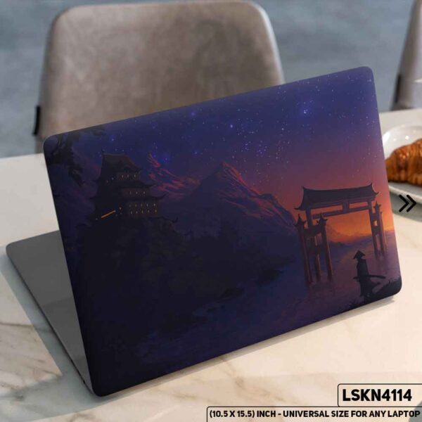 Digital Illustration Matte Finished Removable Waterproof Laptop Sticker & Laptop Skin (Including FREE Accessories) - LSKN4114 - DDecorator