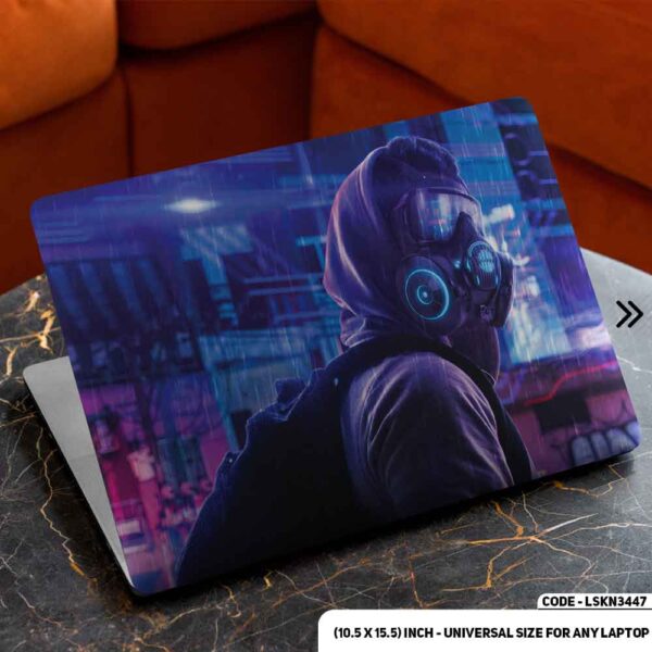 Digital Character Illustration Matte Finished Removable Waterproof Laptop Sticker & Laptop Skin (Including FREE Accessories) - LSKN3447 - DDecorator