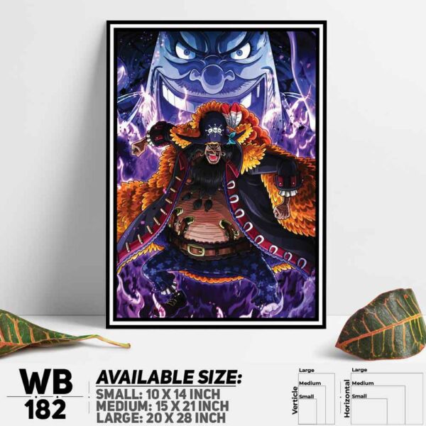 DDecorator One Piece Anime Manga series Wall Decoration And Home Decoration PVC Wall Board And Wall Canvas - WB182
