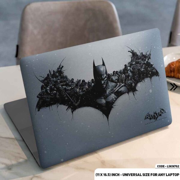 Batman Logo Matte Finished Removable Waterproof Laptop Sticker & Laptop Skin (Including FREE Accessories) - LSKN762 - DDecorator
