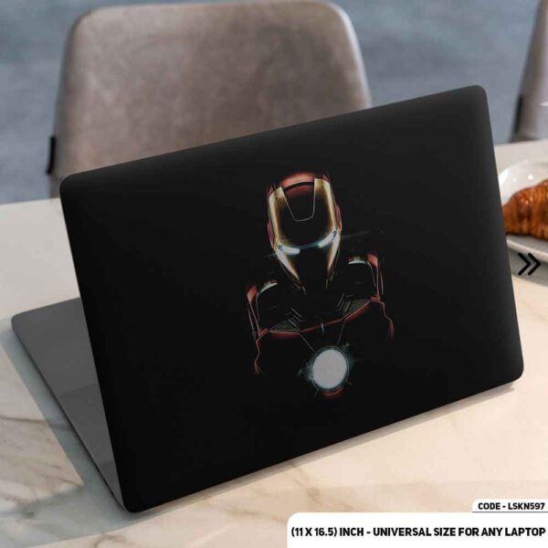 Iron Man Iconic Suit Matte Finished Removable Waterproof Laptop Sticker & Laptop Skin (Including FREE Accessories) - LSKN597 - DDecorator
