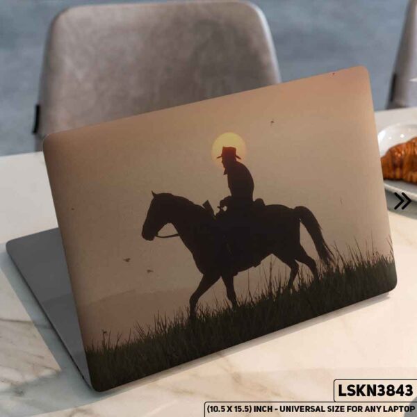 Digital Character Illustration Matte Finished Removable Waterproof Laptop Sticker & Laptop Skin (Including FREE Accessories) - LSKN3843 - DDecorator