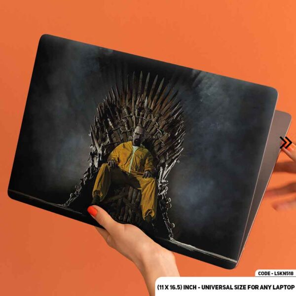 Breaking Bad With Game Of Thrones Matte Finished Removable Waterproof Laptop Sticker & Laptop Skin (Including FREE Accessories) - LSKN518 - DDecorator